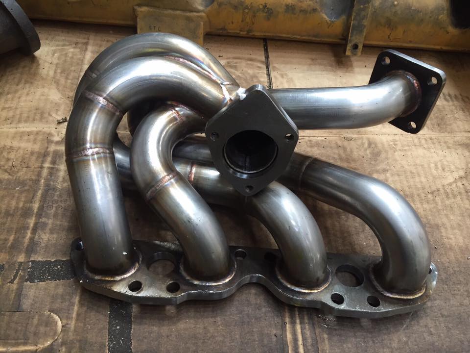 Stainless Tubular SR20 Silvia S13 S14 S15 GREDDY TRUST Mid Mount  Replacement TD06 Exhaust Manifold