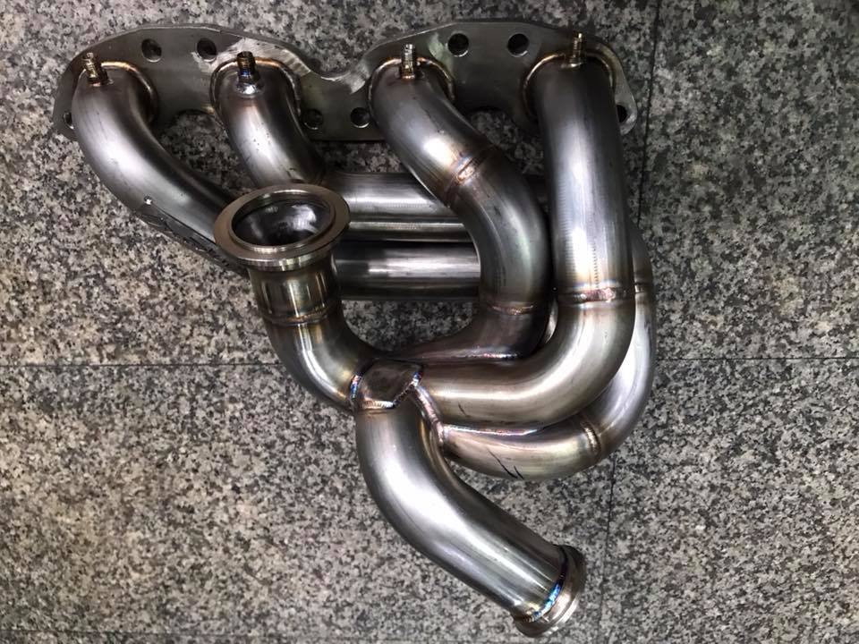 Stainless Tubular SR20 Silvia S13 S14 S15 GREDDY TRUST Mid Mount  Replacement TD06 Exhaust Manifold