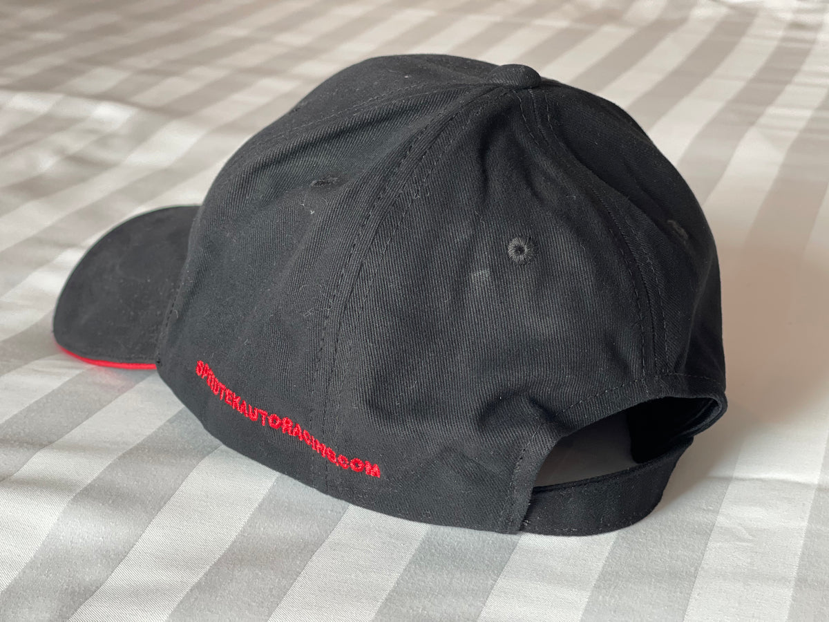 Speed Racer Cap Speedtek Auto Racing Motorsport Black Cap