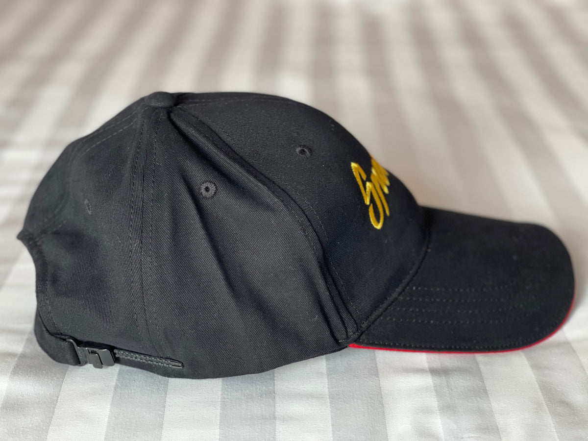 Speed Racer Cap Speedtek Auto Racing Motorsport Black Cap