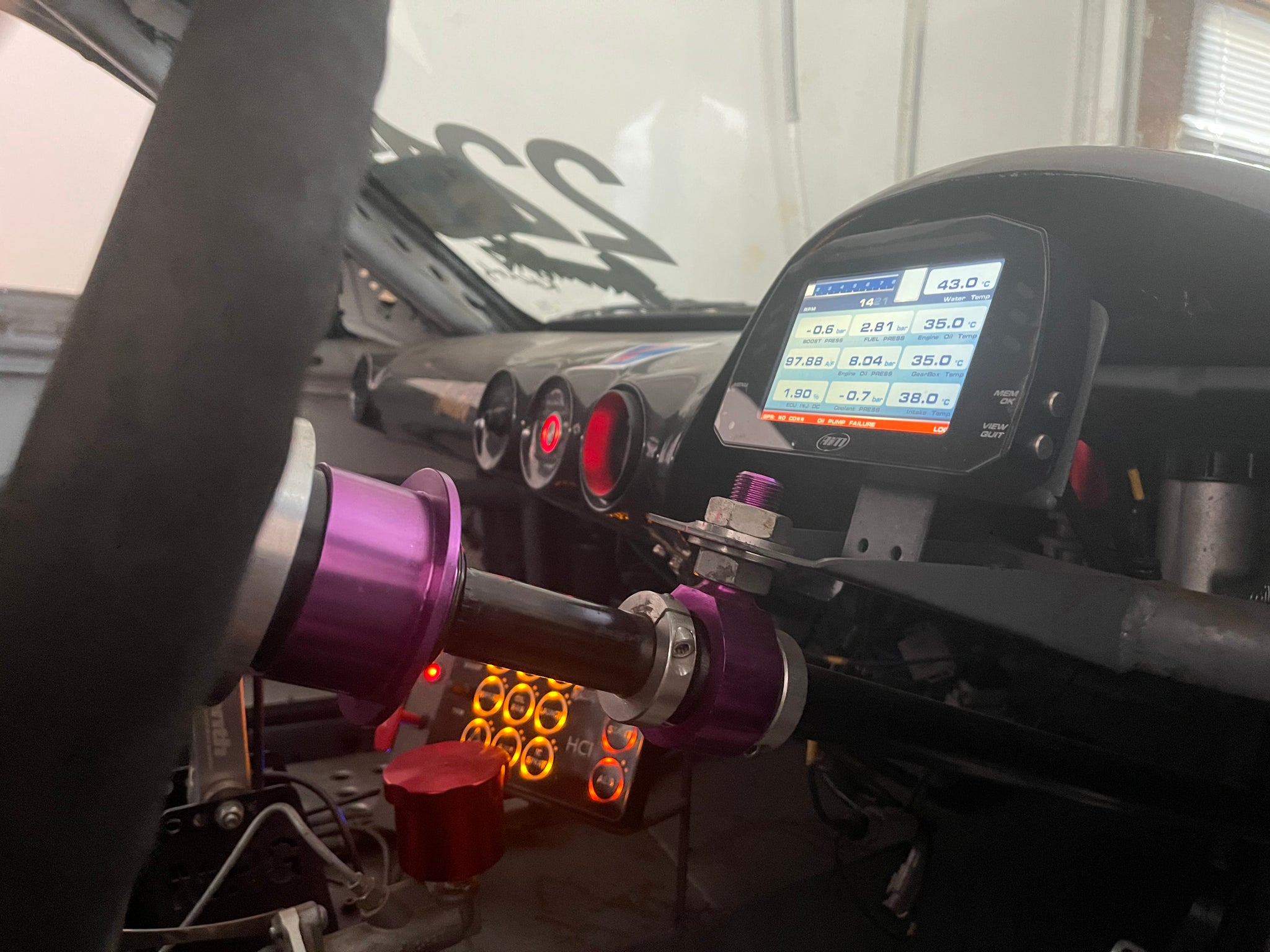 Motorsport Adjustable Lightweight Collapsible Steering Column Universa